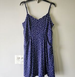 Polka Dot Navy Dress